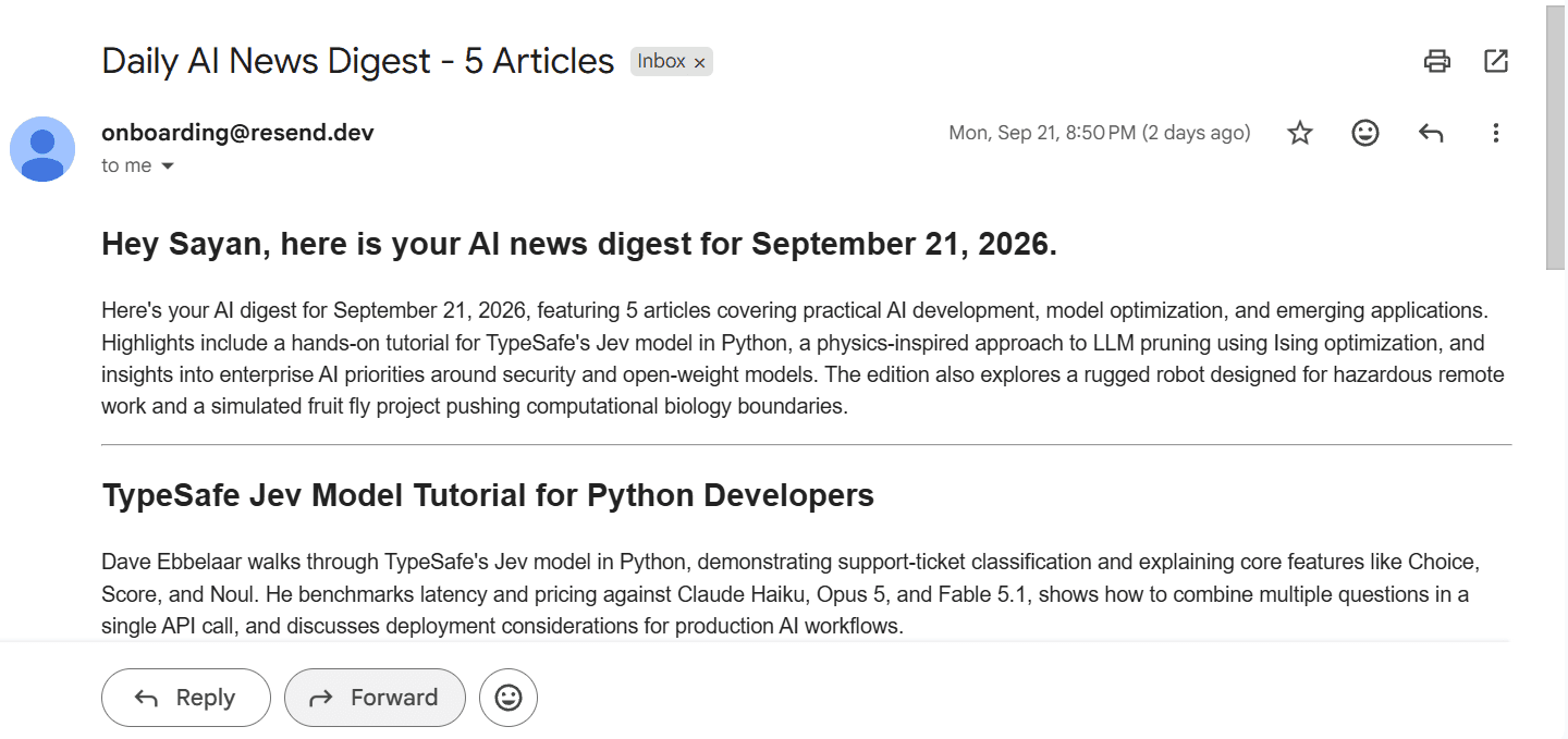 AI-Powered Personalized News Aggregator